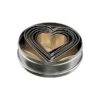 Chef Inox Cutter Set - Heart 6 Piece Size: 50 - 90mm 1 Chef Inox Cutter Set - Heart 6 Piece Size: 50 - 90mm -Best Kitchenware Store 01904