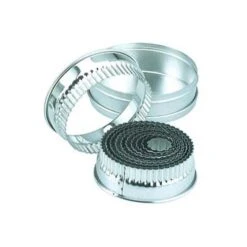 Chef Inox Cutter Set - Lge Rnd Crinkled14 Piece Size:25 - 115mm