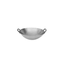 Iron Wok 2 Handles, Round Bottom 380mm