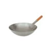Iron Wok Wood Handle, Round Bottom 300mm -Best Kitchenware Store 20562