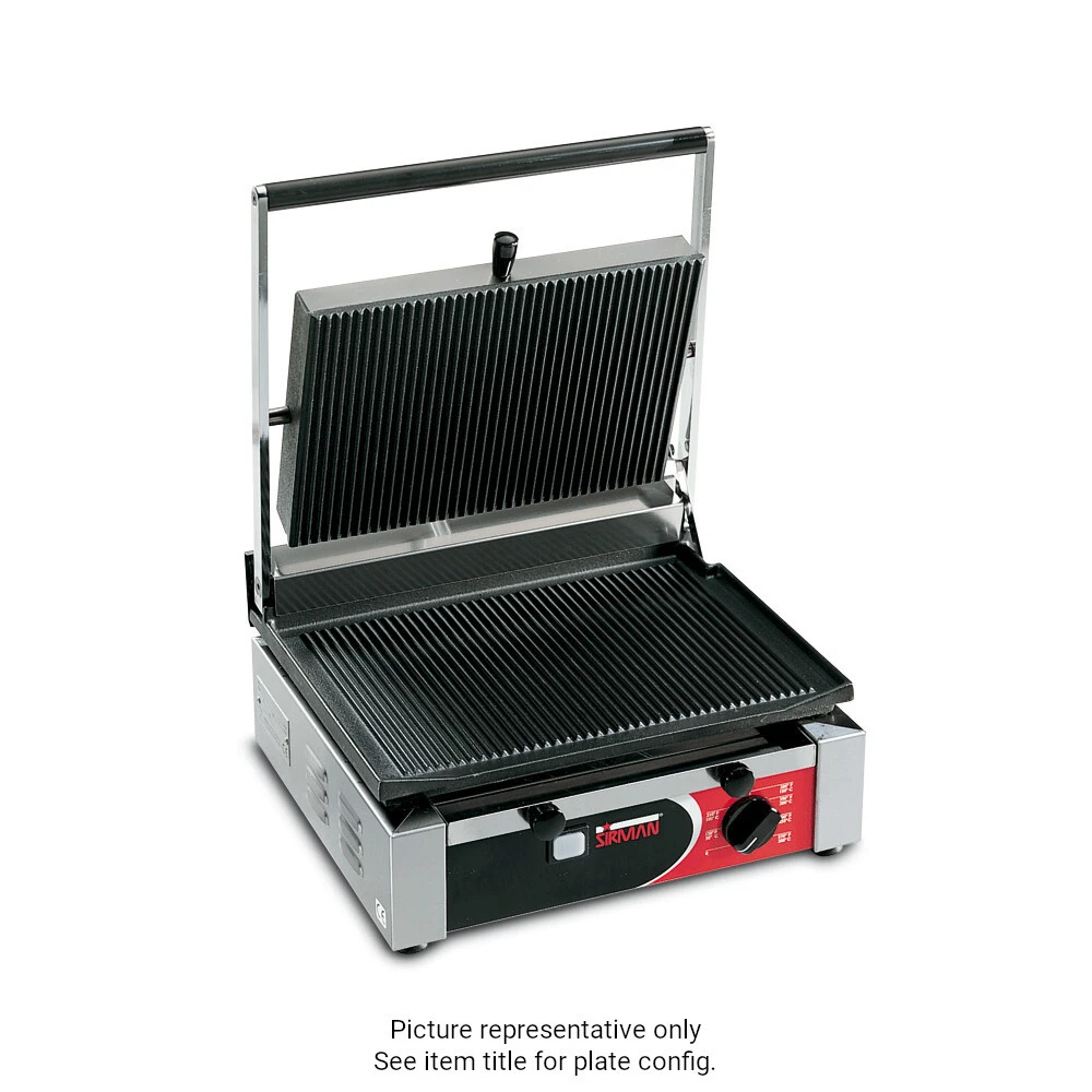 Sirman Cort R-R Panini Grill With Timer (Ribbed Top / Ribbed Bottom) 3 Sirman Cort R-R Panini Grill With Timer (Ribbed Top / Ribbed Bottom)