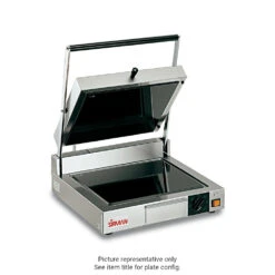 Sirman Cort VT L-R Ceran® Ceramic Glass Panini Grill (Ribbed Top / Smooth Bottom)