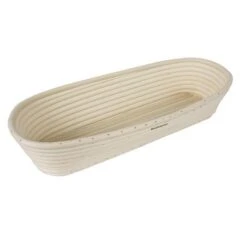 Bakemaster Rectangular Proving Basket 300x150x80mm