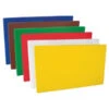 Cutting Board - 6 Pieces - 1 Each Of Blue, Brown, Green, Red, White, Yellow 530x325x20mm - Polyethylene