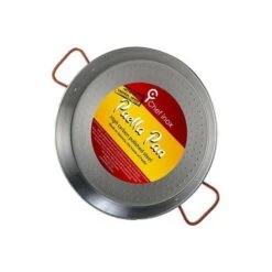 Chef Inox Paella Pan - High Carbon Polished Steel 550mm