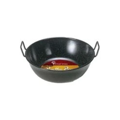 Chef Inox Paella Pan - Enamelled Steel Deep 140mm