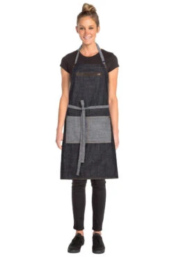 Chef Works Manhattan Bib Apron - AB034 -Best Kitchenware Store AB034 BLK 5