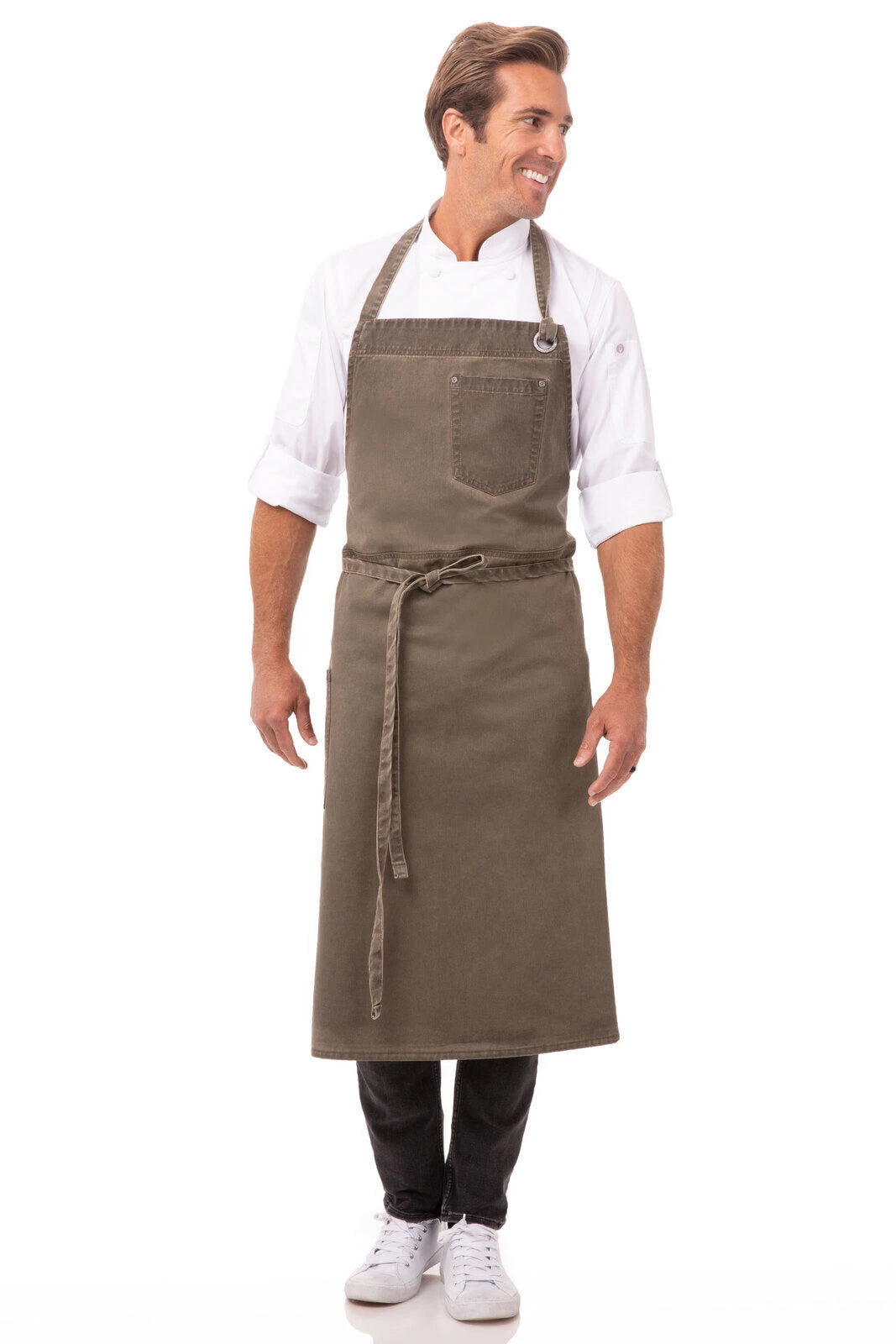 Chef Works Dorset Chefs Bib Apron - ABCAQ004 3 Chef Works Dorset Chefs Bib Apron - ABCAQ004