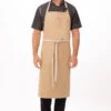 Chef Works Austin Chefs Bib Apron - ABCCD006 -Best Kitchenware Store ABCCD006 NAT
