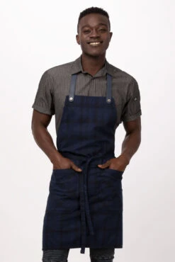 Chef Works Olympia Bib Apron - ABR01 -Best Kitchenware Store ABR01 NAV 0 2