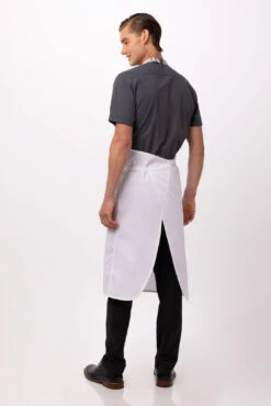 Chef Works Brio Chef's Bib Apron - ACN01 -Best Kitchenware Store ACN01 WHT 0 5