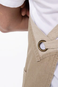 Chef Works Austin Natural Denim Cross Back Apron - ACRS056 -Best Kitchenware Store ACRS056 NAT 3