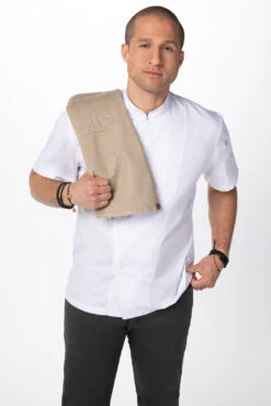 Chef Works Austin Natural Denim Cross Back Apron - ACRS056 -Best Kitchenware Store ACRS056 NAT 5