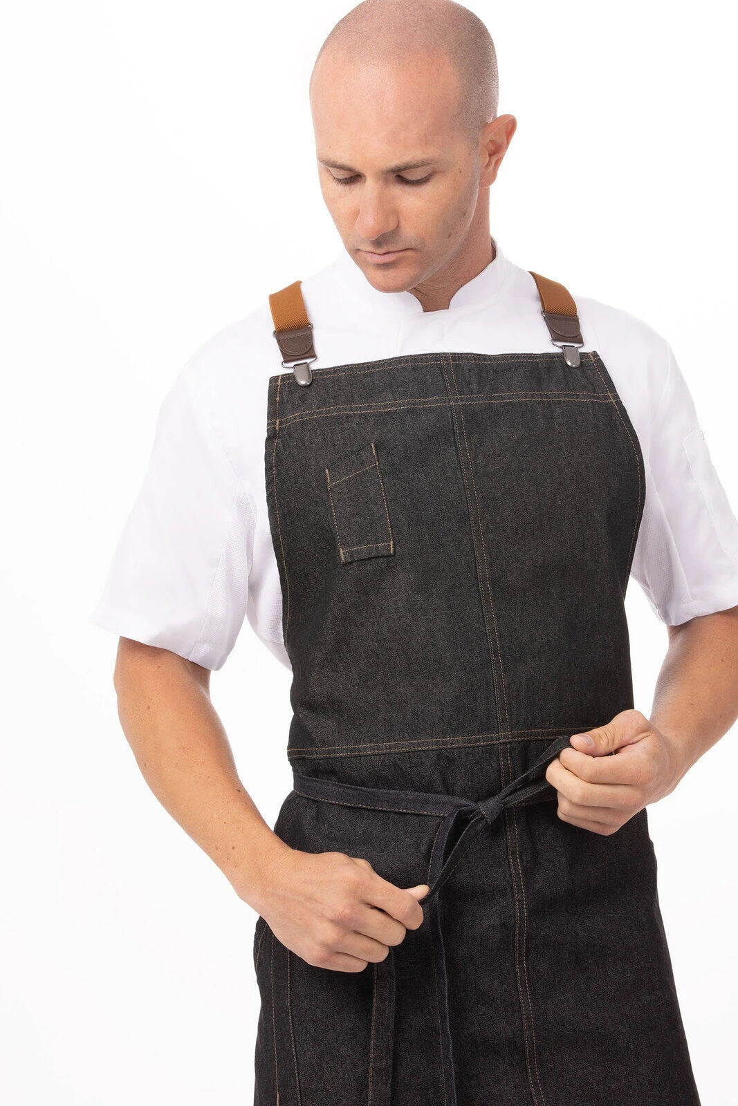 Chef Works Berkeley Chefs Bib Apron - ACS01 5 Chef Works Berkeley Chefs Bib Apron - ACS01 - Image 3