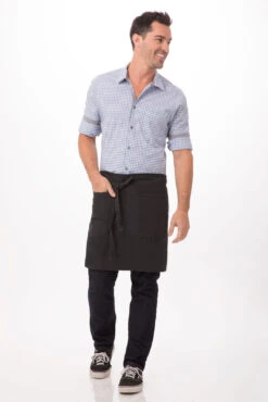 Chef Works Rockford Half Bistro Apron - AHWKV013