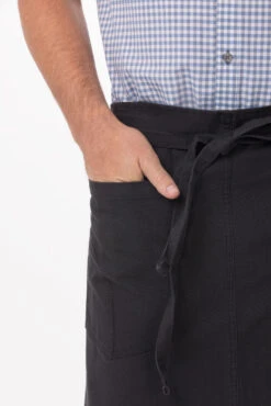 Chef Works Rockford Half Bistro Apron - AHWKV013 -Best Kitchenware Store AHWKV013 SGY 3