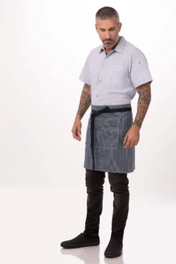 Chef Works Portland Half Bistro Apron - AHWPT002