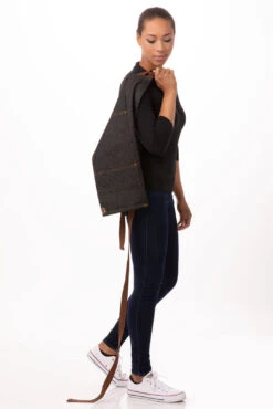 Chef Works Memphis Waist Apron - AW054 -Best Kitchenware Store AW054 BLK 2