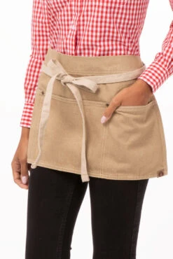 Anvil Chef Works Austin Waist Apron - AWCD016 -Best Kitchenware Store AWCD016 NAT 2
