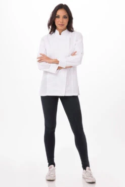 Chef Works Hartford Womens Chef Jacket - BCWLZ005 -Best Kitchenware Store BCWLZ005 WHT XS 2
