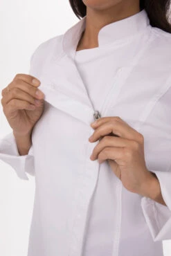 Chef Works Hartford Womens Chef Jacket - BCWLZ005 -Best Kitchenware Store BCWLZ005 WHT XS 3