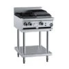 Anvil B+S Black BT-SB2-CBR3 Gas Combination Two Open Burners & 300mm Char Broiler On Leg Stand 2 Anvil B+S Black BT-SB2-CBR3 Gas Combination Two Open Burners & 300mm Char Broiler On Leg Stand -Best Kitchenware Store BT SB2 CBR3