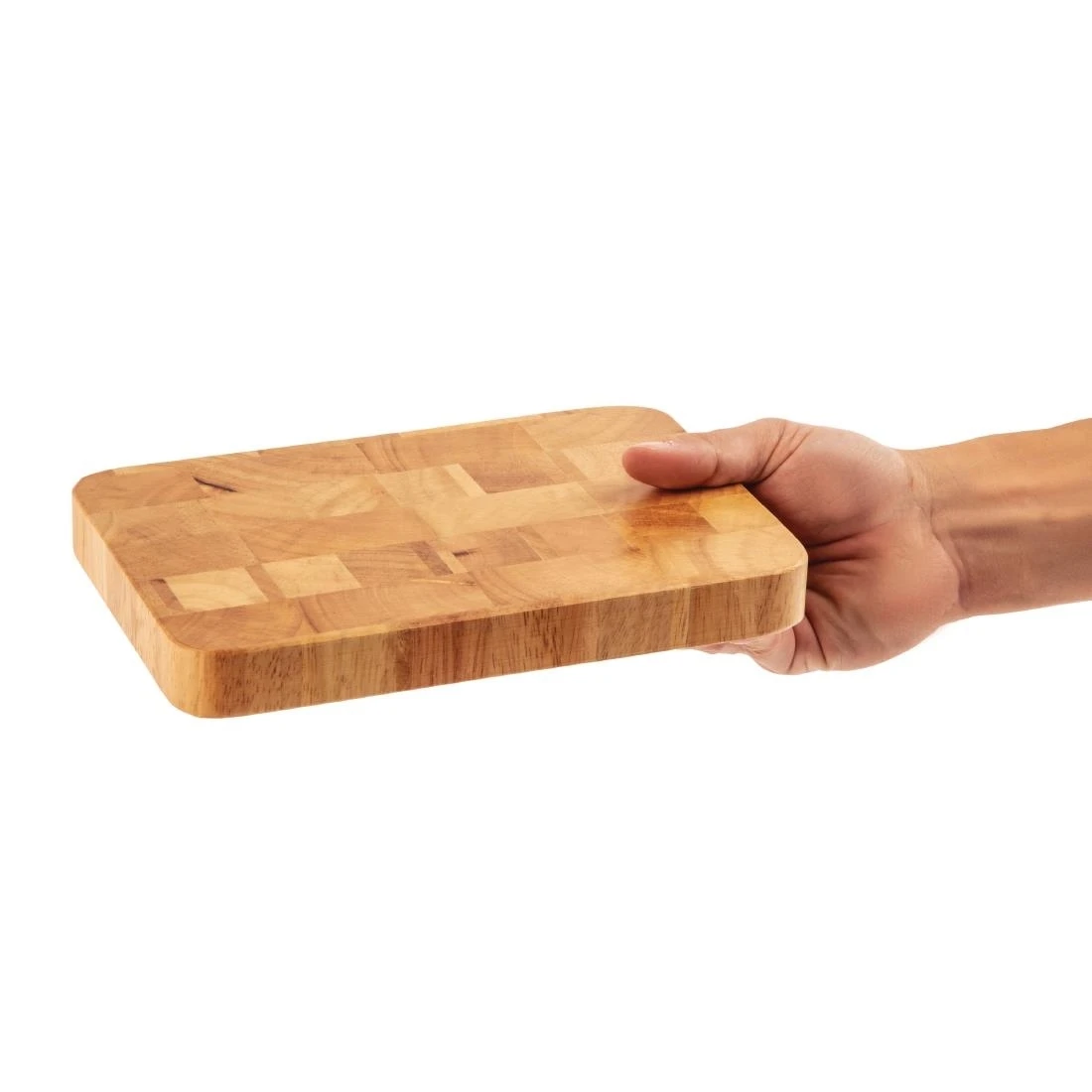 Vogue Rectangular Wooden Chopping Board Small - 230x150x25mm 4 Vogue Rectangular Wooden Chopping Board Small - 230x150x25mm - Image 2