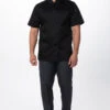 Chef Works Canberra Black Basic Chef Jacket - CBBS -Best Kitchenware Store CBBS XS