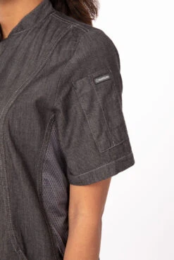 Chef Works Chelsea Chef Jacket - CES05W -Best Kitchenware Store CES05W BLK XS 4