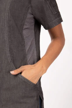 Chef Works Chelsea Chef Jacket - CES05W -Best Kitchenware Store CES05W BLK XS 5