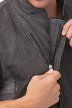 Chef Works Delancey Chef Jacket - CEZ01 -Best Kitchenware Store CEZ01 BLK S 4