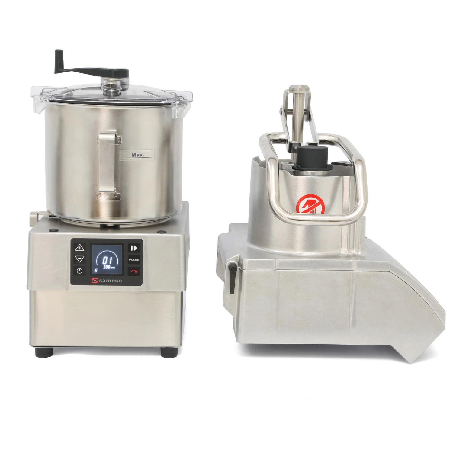 Sammic CK-48V Ultra Range Combination Vege Prep Machine - 8L Bowl 3 Sammic CK-48V Ultra Range Combination Vege Prep Machine - 8L Bowl