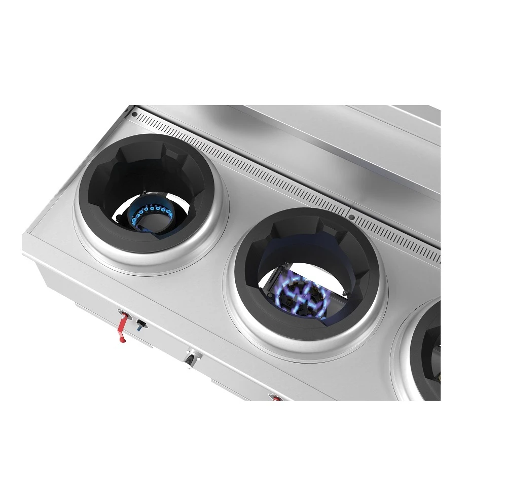 Anvil Cobra CW3H-DDD - 3 Hole Gas Waterless Wok - Duckbill Burners 5 Anvil Cobra CW3H-DDD - 3 Hole Gas Waterless Wok - Duckbill Burners - Image 3