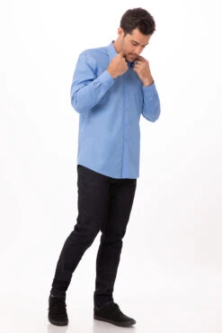 Chef Works Basic Dress Shirt - D100-FRB -Best Kitchenware Store D100 FRB S 2