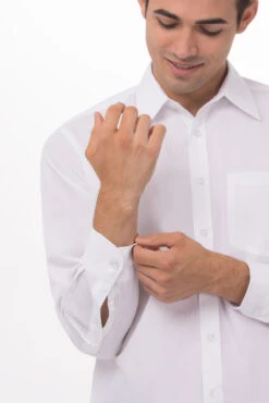 Chef Works Basic Dress Shirt - D100-WHT -Best Kitchenware Store D100 WHT 2XL 3