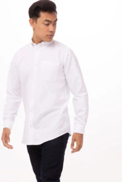 Chef Works Oxford Dress Shirt - D500-WHT -Best Kitchenware Store D500 WHT XS 3