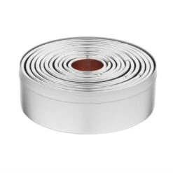 Vogue Round Plain Cutters - 100mm (11 Piece)