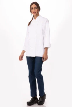 Chef Works Elyse Premium Cotton Chef Jacket - ECLA -Best Kitchenware Store ECLA 2XL 2