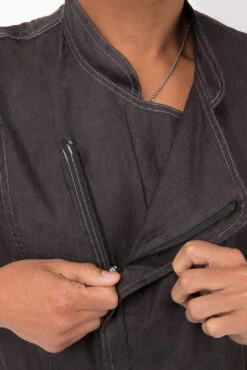 Chef Works Gramercy Denim Chef Jacket - EXDZ001 -Best Kitchenware Store EXDZ001 BLK XS 3