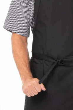 Chef Works Cross-Back Bib Apron - F35 -Best Kitchenware Store F35 BLK 2