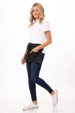 Chef Works Waist Apron - F9 -Best Kitchenware Store F9 BLK 2