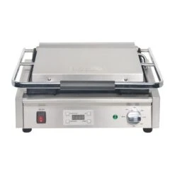 Apuro FC380-A Large Contact Grill Ribbed Plates With Timer