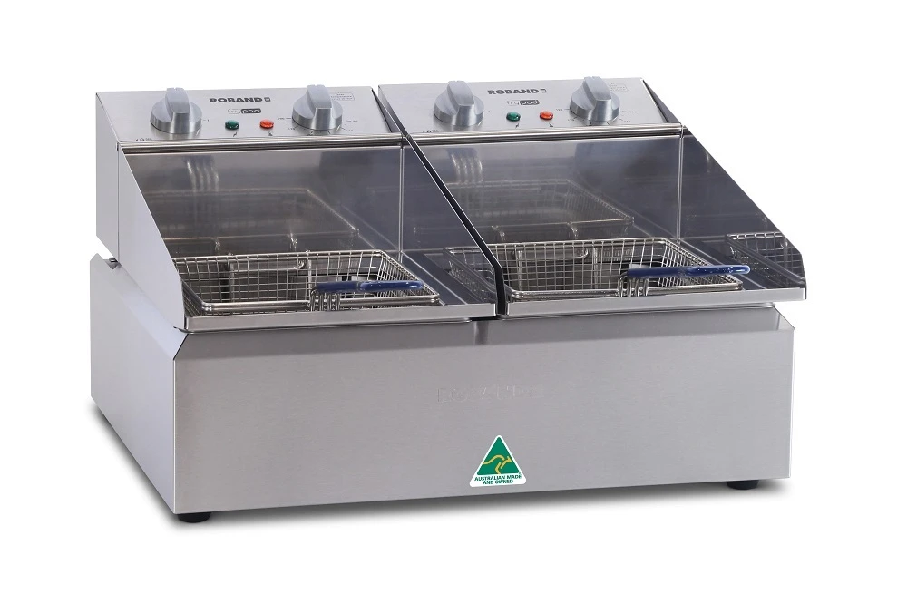 Roband FR25 - 2 X 5L Electric Frypod Bench Top Fryer 3 Roband FR25 - 2 X 5L Electric Frypod Bench Top Fryer