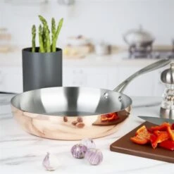Vogue Induction Tri-Wall Copper Fry Pan - 280mm 11" -Best Kitchenware Store FS669 3