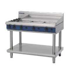 Anvil Blue Seal G518A-LS - 2 Burner Gas Cooktop With 900mm Griddle With Leg Stand