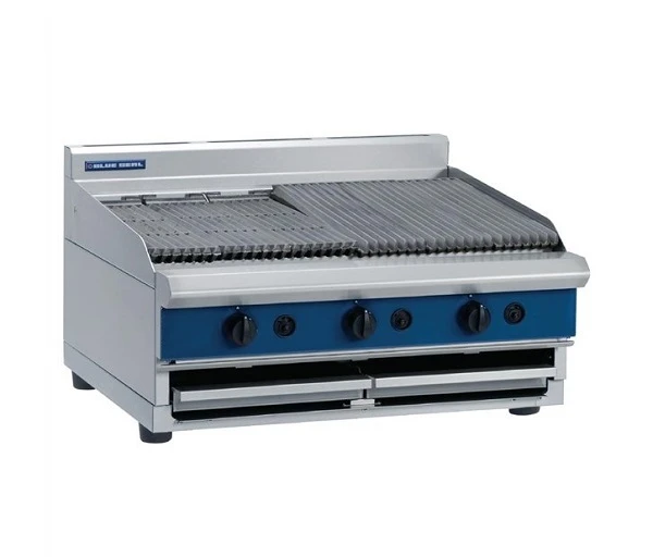 Anvil Blue Seal G596-B - 900mm Gas Benchtop Chargrill 3 Anvil Blue Seal G596-B - 900mm Gas Benchtop Chargrill