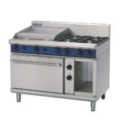 Anvil Blue Seal GE508B - 4 Burner Gas Cooktop + 600mm Griddle With Electric Static Oven