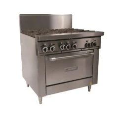 Garland GF36-6R - 6 Open Top Burners With Standard Oven