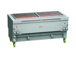 Gresilva GHPI 4F/1700 Horizontal Fixed Mega Gas Grill On Base With Auto Fill Water Feed 1496mm X 607mm