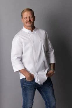 Chef Works 3/4 Sleeve Chef Jacket - JLCL -Best Kitchenware Store JLCL WHT XS 3